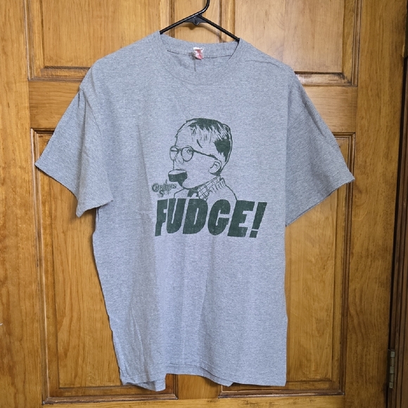 Warner Bros. Other - Warner Bros. Gray Christmas Story "Fudge" Graphic Tee